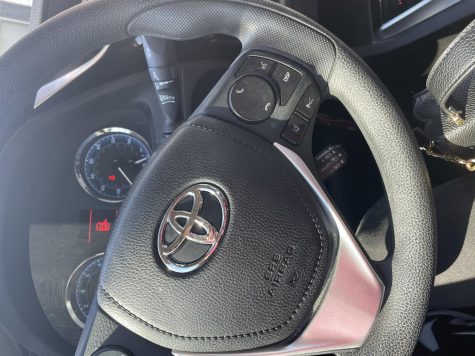 My grandma got a new car!! Toyota coralla 2018 .